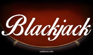Classic Blackjack Game Card